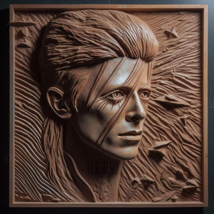 ziggy stardust 4 stl model for CNC